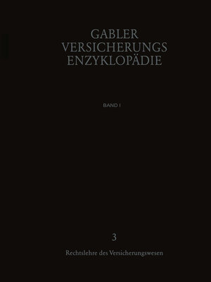 cover image of Rechtslehre des Versicherungswesens